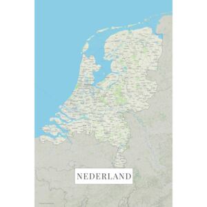 Mapa Nederland color