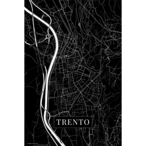 Mapa Trento black