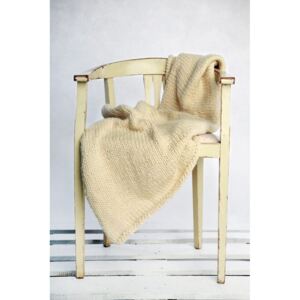 Pletená deka - Natural biela
