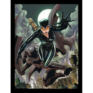 Rámovaný Obraz - Batman - Cat & Bat