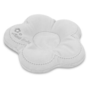 Babymatex Vankúšik pre bábätká Flor sivá, 30 cm