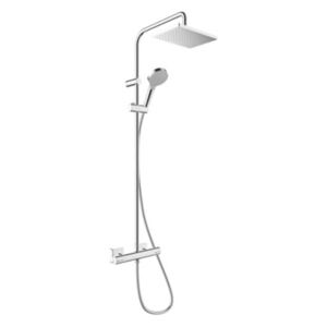 Sprchový systém Hansgrohe Vernis Shape na stenu s termostatickou batériou chróm 26097000