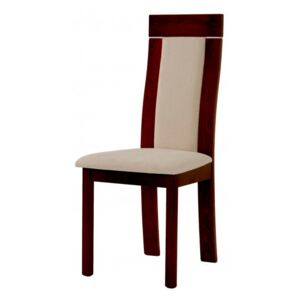 Jedálenská stolička ELENA orech/béžová