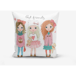 Obliečka na vankúš s prímesou bavlny Minimalist Cushion Covers Best Friends, 45 × 45 cm