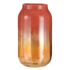 Oranžová sklenená váza Oriental orange - Ø 17*30cm