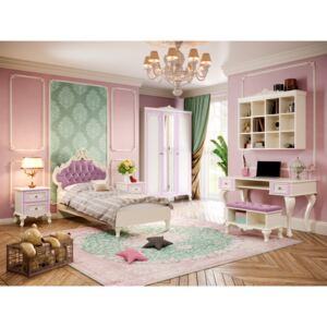 Veľká dievčenská izba Comtesa - alabaster/fialová