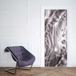 GLIX Fototapeta na dvere - 3D Modern Ornamental Design Purple