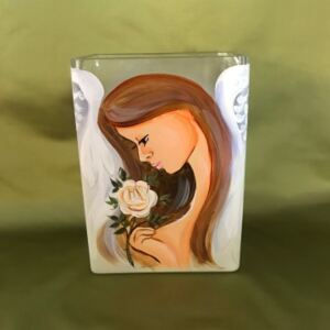 Darčeky.Online Maľovaná váza Anjel