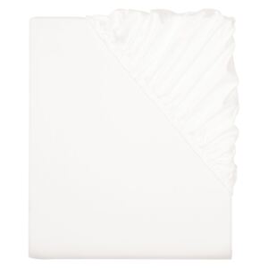 MERADISO® Saténová napínacia plachta, 90-100 x 200, biela (100301212)