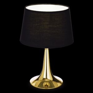 Stolná lampa Ideal lux LONDON 110578 - mosadz / čierna
