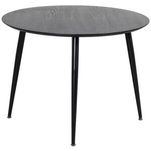 Dipp okrúhly jedálenský stôl Ø115 (čierna/čierna)