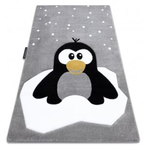 MAXMAX Detský kusový koberec PETM Tučniak - sivý