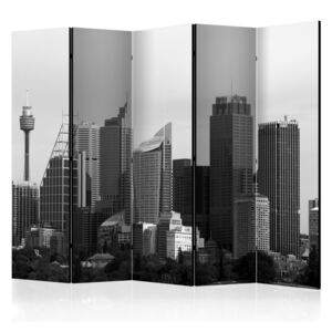 Paraván Skyscrapers in Sydney Dekorhome 225x172 cm (5-dielny)