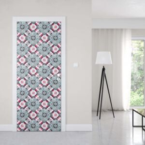 GLIX Fototapeta na dvere - Vintage Tiles Pattern