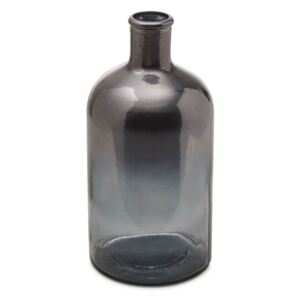 Sivá sklenená váza La Forma Witman, hĺbka 23 cm