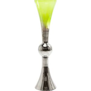 Zelená sklenená váza Kare Design Melange, výška 90 cm