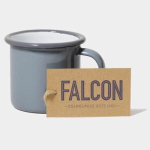 Sivá smaltovaná šálka na espresso Falcon Enamelware, 160 ml