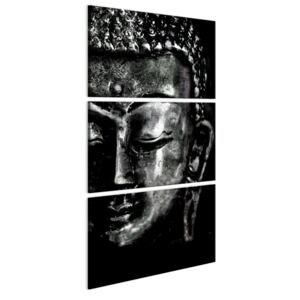 Bimago Obraz na plátne - Grey Buddha 30x60 cm
