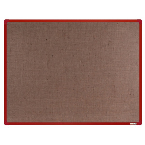 Textilná nástenka 120x90 (AL rám červený)