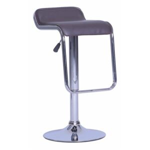 Barová stolička Ilana (hnedá + chróm). Vlastná spoľahlivá doprava až k Vám domov
