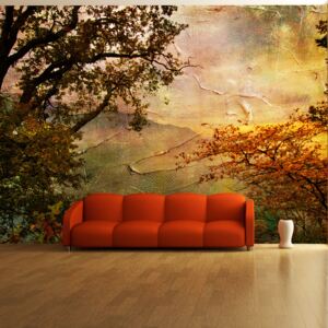 Fototapeta - Painted autumn 200x154 cm