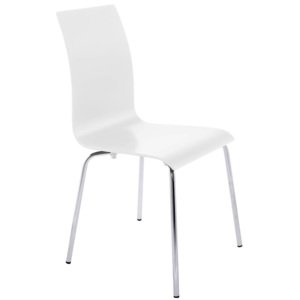 Moderná stolička Vogel biela
