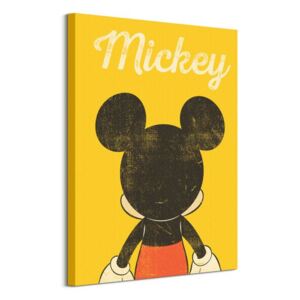 Obraz na plátne Disney Mickey Mouse Back Distressed 60x80 WDC100409
