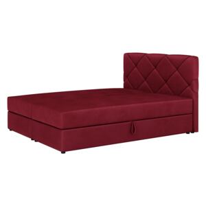 Manželská posteľ Boxspring 140x200 cm Karum (s roštom a matracom) (ružová). Akcia -33%. Vlastná spoľahlivá doprava až k Vám domov