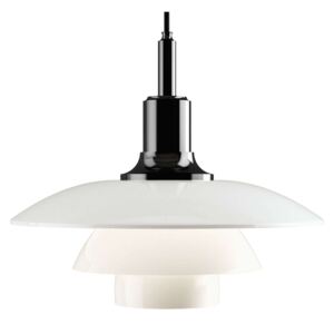 Louis Poulsen PH 3 1/2-3 sklenená lampa čierna