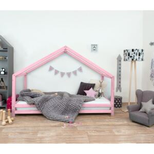 Benlemi Detská posteľ domček Sidy 70x160 cm Farba: Ružová