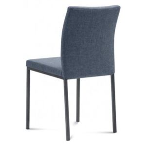 Jedálenská stolička Miro modrá, sivá