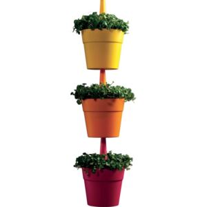 Keter Rainbow Planter - Set 5 Vasi Da Fiori Colorati Con Ganci E Catene, Da Appendere - 2