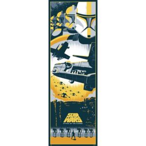 Plagát, Obraz - Star Wars II - Klonovaní útočia, (53 x 158 cm)