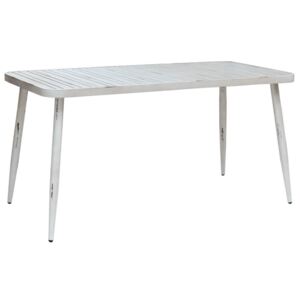 VINTAGE hliníkový obdĺžnikový stôl 75x150cm