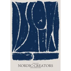Ilustrácia Things fall apart - Blue, Nordic Creators