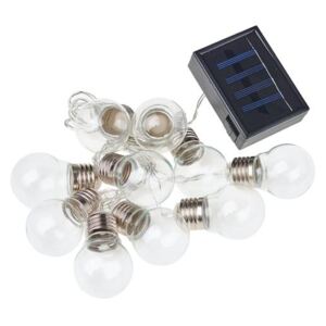 ECOprodukt Solárna LED reťaz Cole & Bright 10 retro žiaroviek