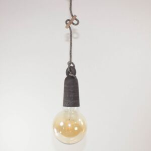 Dizajnová keramická lampa conus loop granit