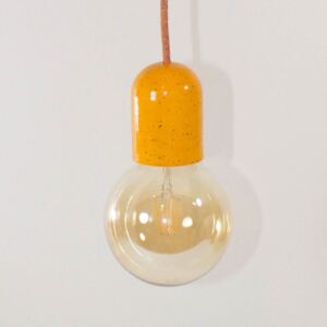 Dizajnová lampa cylinder sunflower