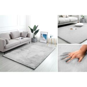 Svetlo-šedý koberec Rabbit 160x200cm