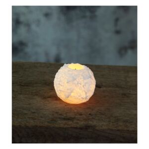 LED sviečka Best Season Snowta Globe, výška 6,5 cm