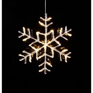 Svietiaca hviezda Best Season Snowflake Silvino, Ø 40 cm