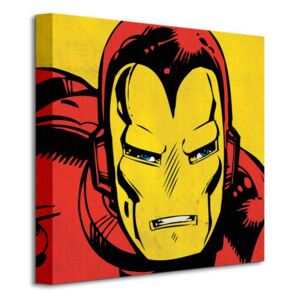 Obraz na plátne Marvel Comics (Iron Man Closeup) 40x40cm WDC95453