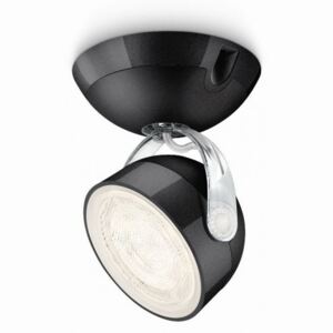 LED prisadené nástenné a stropné svietidlo bodové lampa Philips DYNA 53230/30/16 - čierna