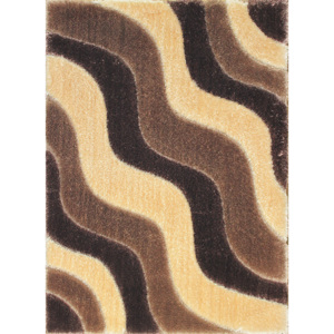 Berfin Dywany Kusový koberec Softy 3D 2244 BEIGE BROWN - 140x190