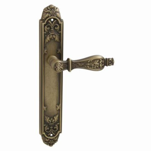 Dverové kovanie MP Siracusa (OGS) - PZ kľučka-kľučka otvor na cylindrickú vložku/OGS (bronz česaný mat)