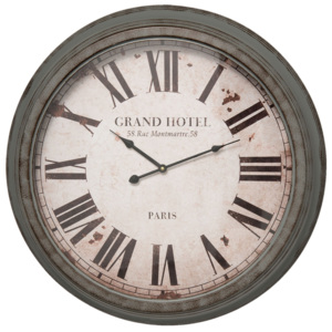 Kovové nástenné hodiny Grand Hotel - Ø 64*10 cm