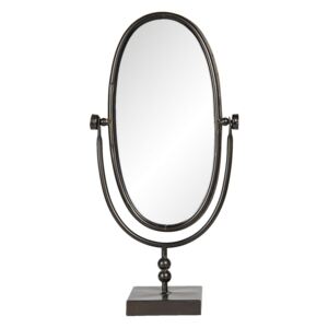 Stojace oválne zrkadlo vo vintage štýle Ferrand - 21 * 10 * 40 cm