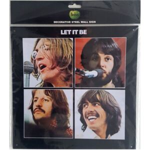 Plechová ceduľa The Beatles - Let It Be, (30 x 30 cm)