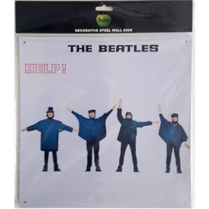 Plechová ceduľa The Beatles - Help!, (30 x 30 cm)