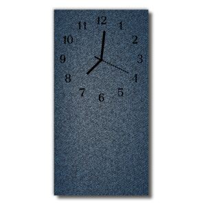 Sklenené hodiny vertikálne šedé plátno